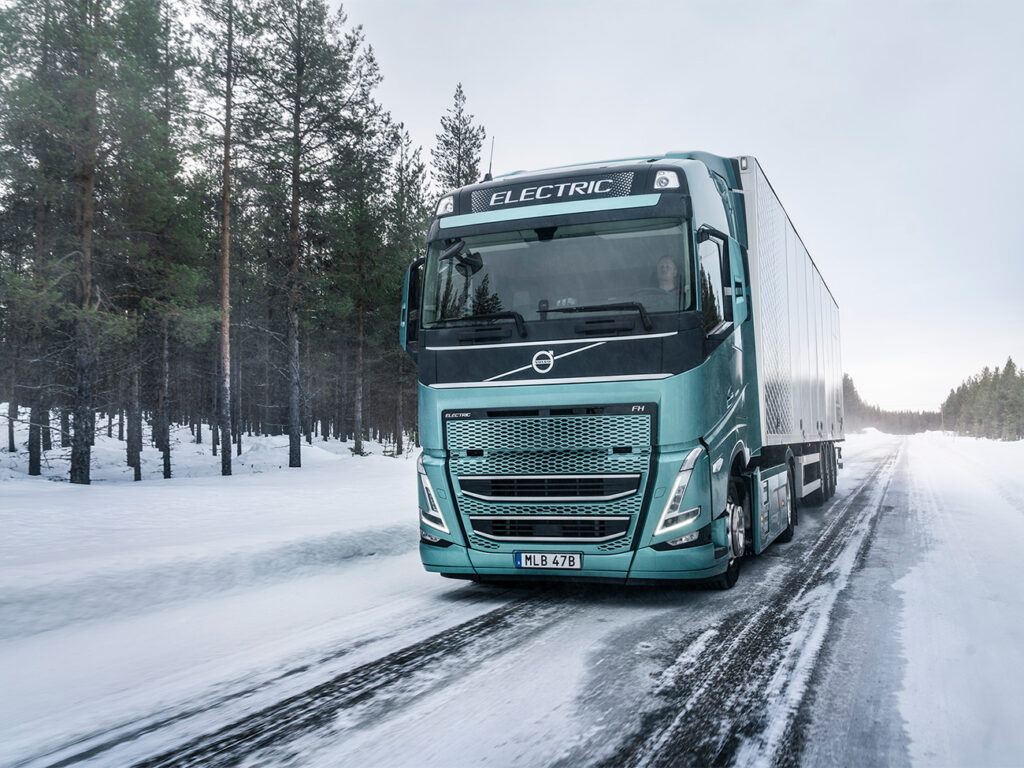 Nieuwe veiligheidsvoorziening voor elektrische Volvo-trucks